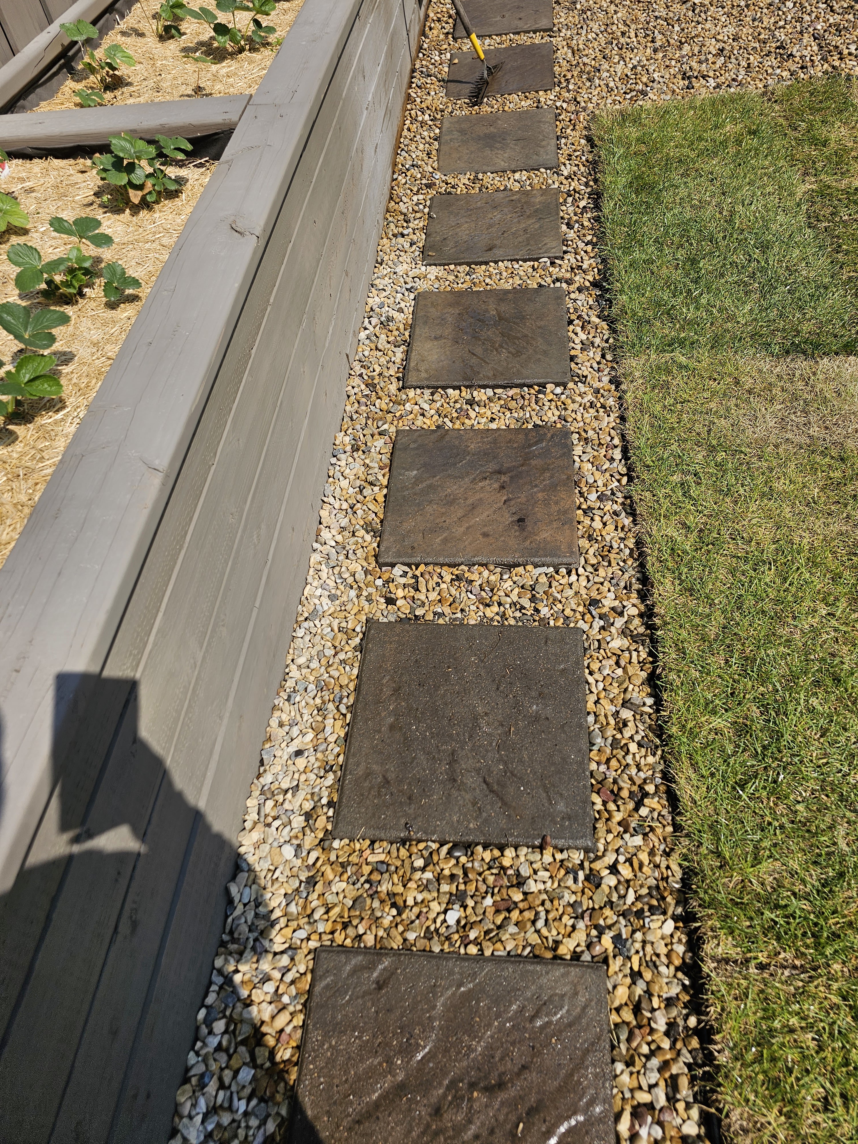 Backyard Paving Stone Install