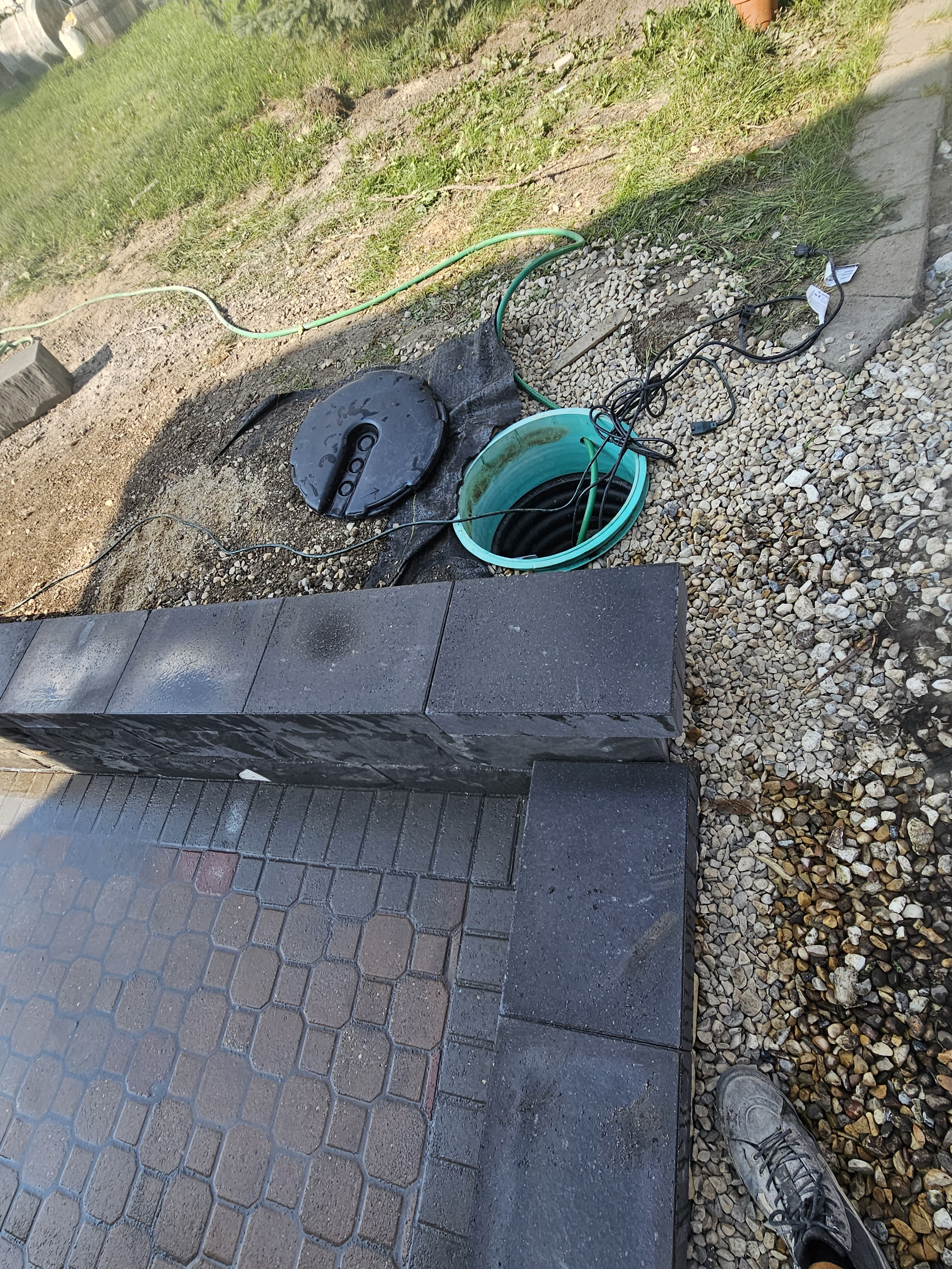 Fire Pit Patio Area