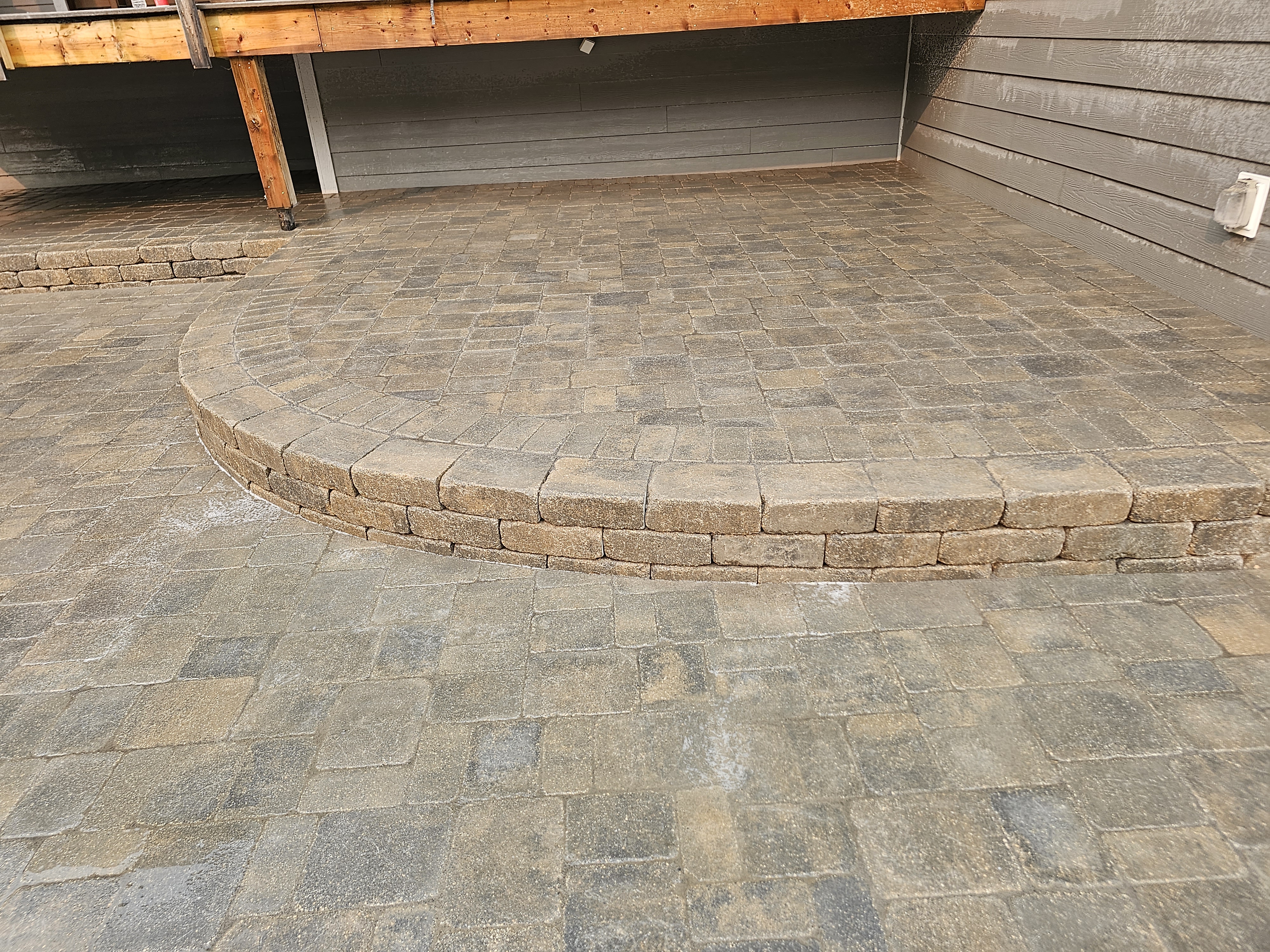 Stone Patio — Completed View