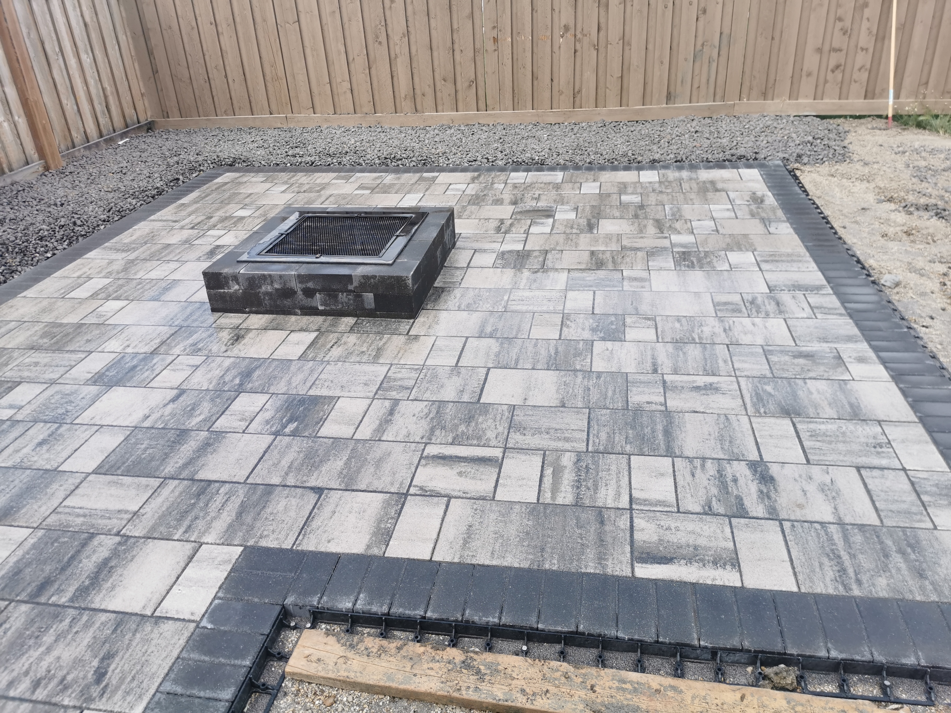 Patio & Retaining Feature