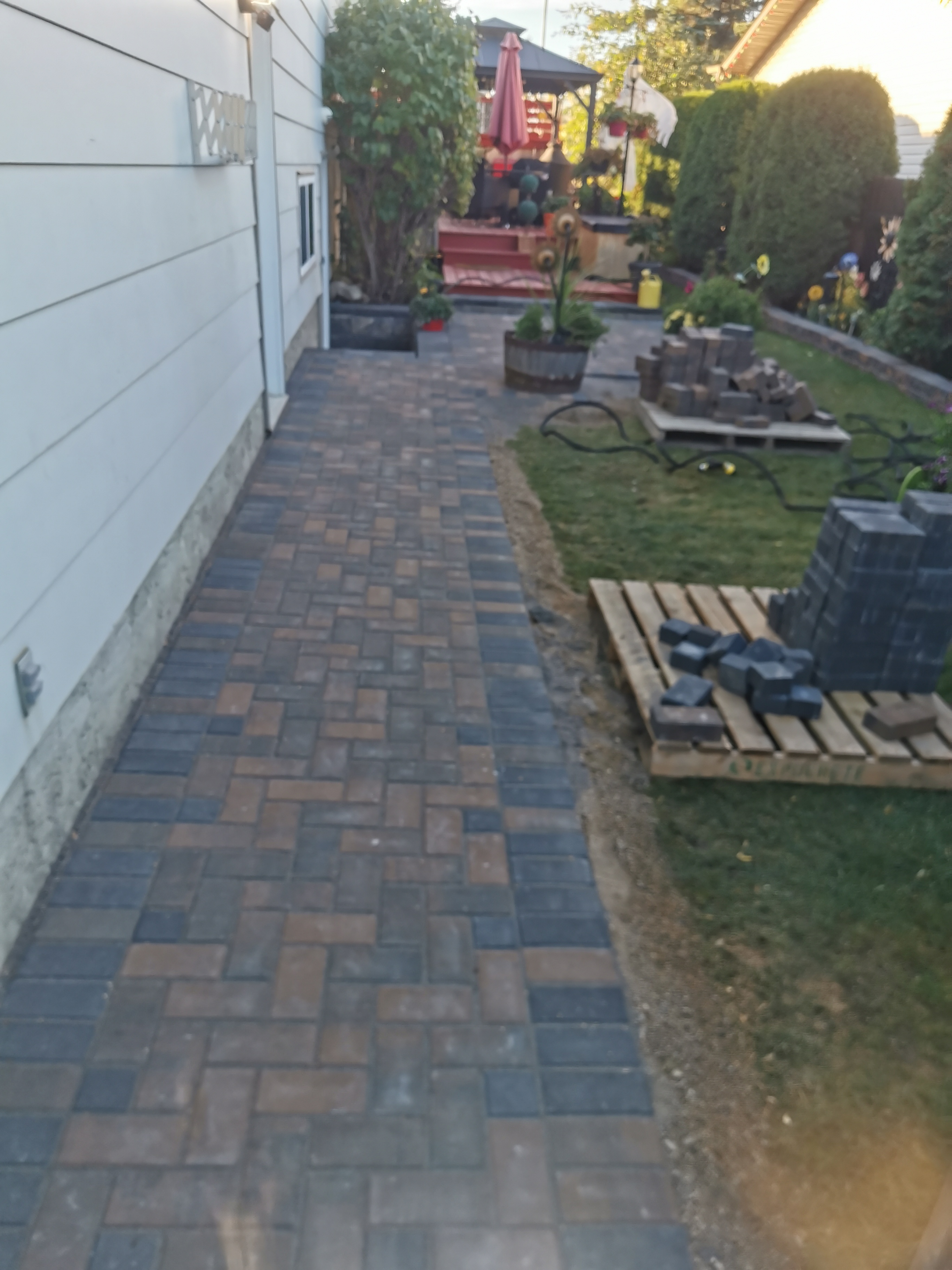Stone Retaining Wall Project